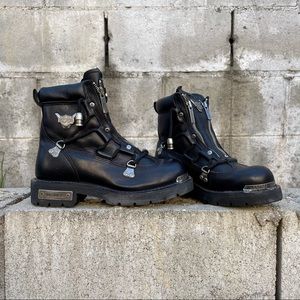 VINTAGE HARLEY DAVIDSON BREAK LIGHT MOTO BOOTS